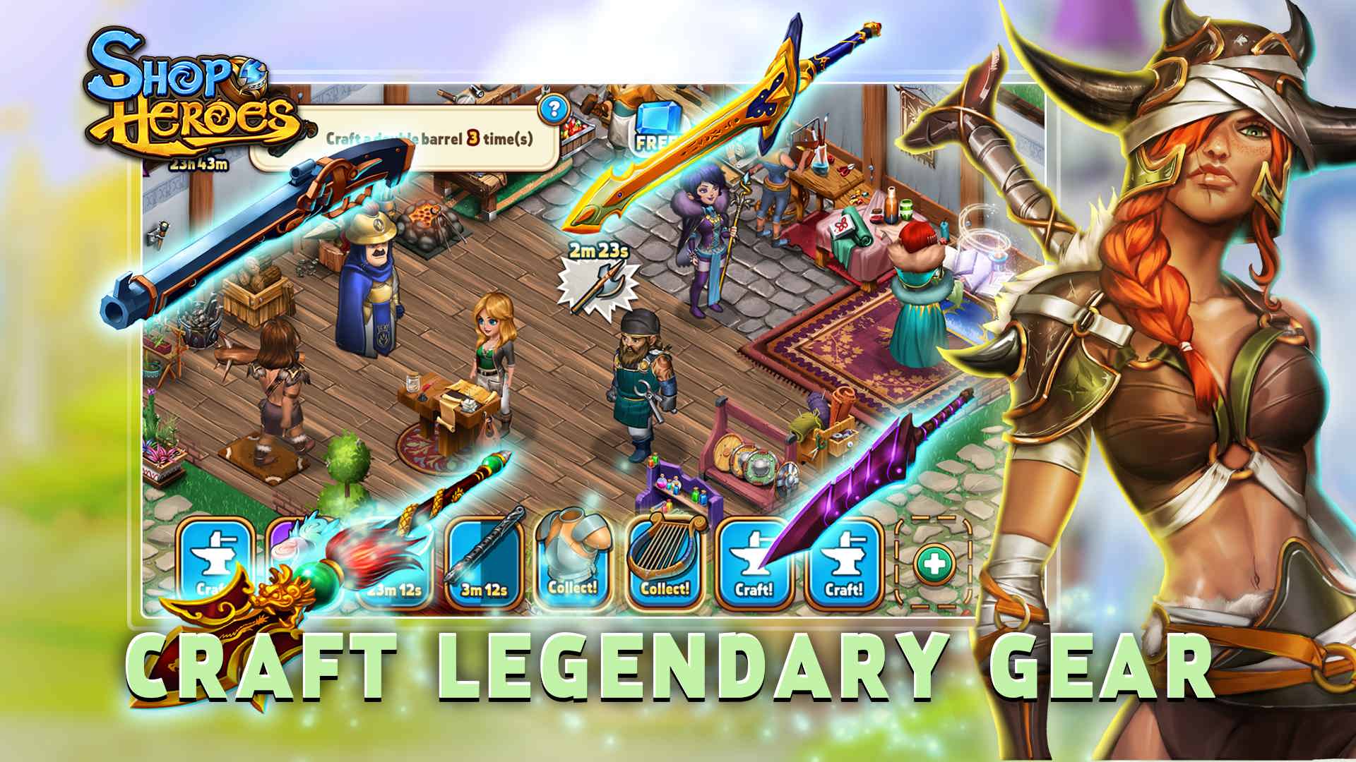 دنلود Shop Heroes: Adventure Quest v1.4.40021 – بازی ماجراجویی تلاش قهرمانان اندروید